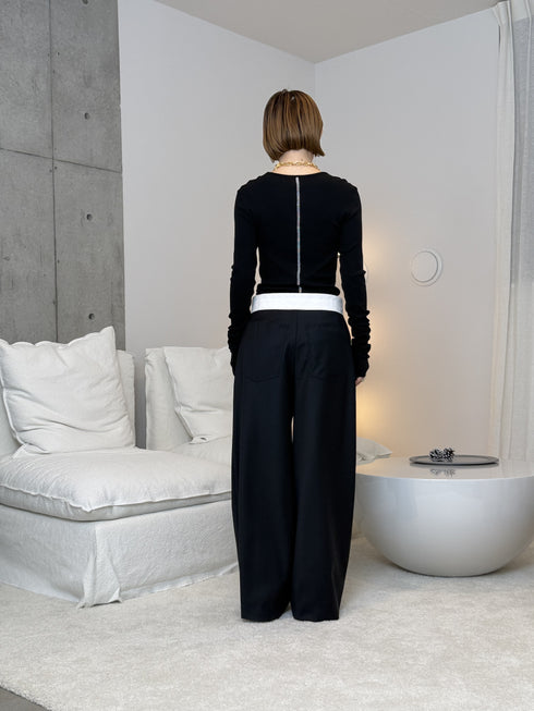 【basic line】back line cut sew(即納)